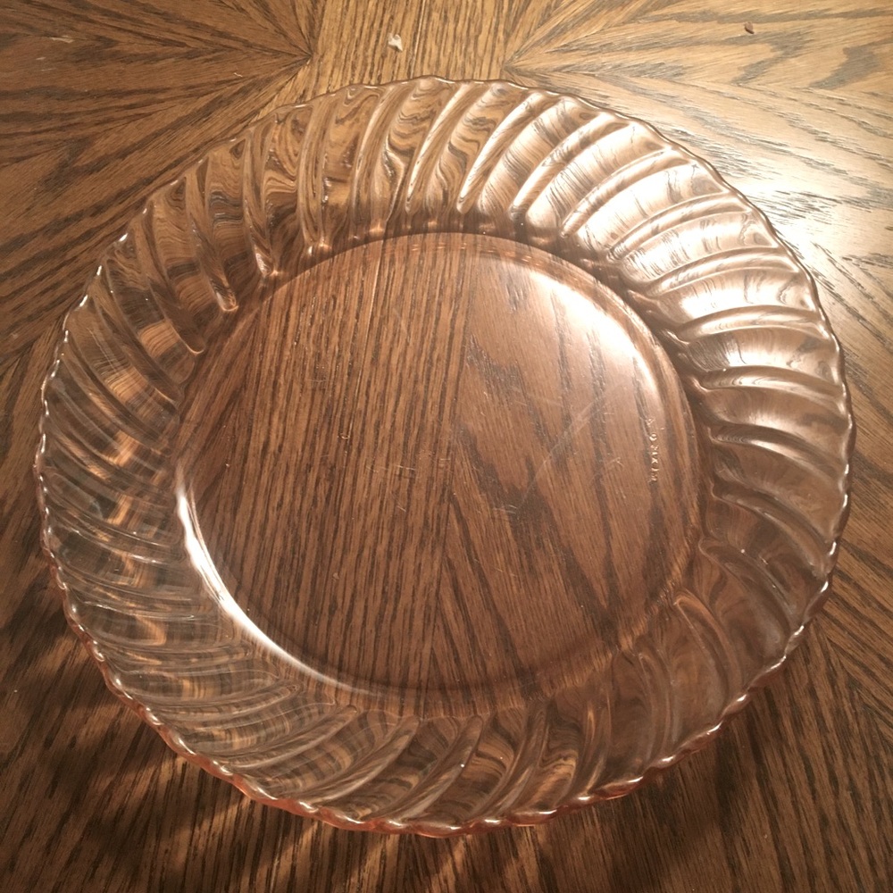 Antique beautiful pink depression era bowl